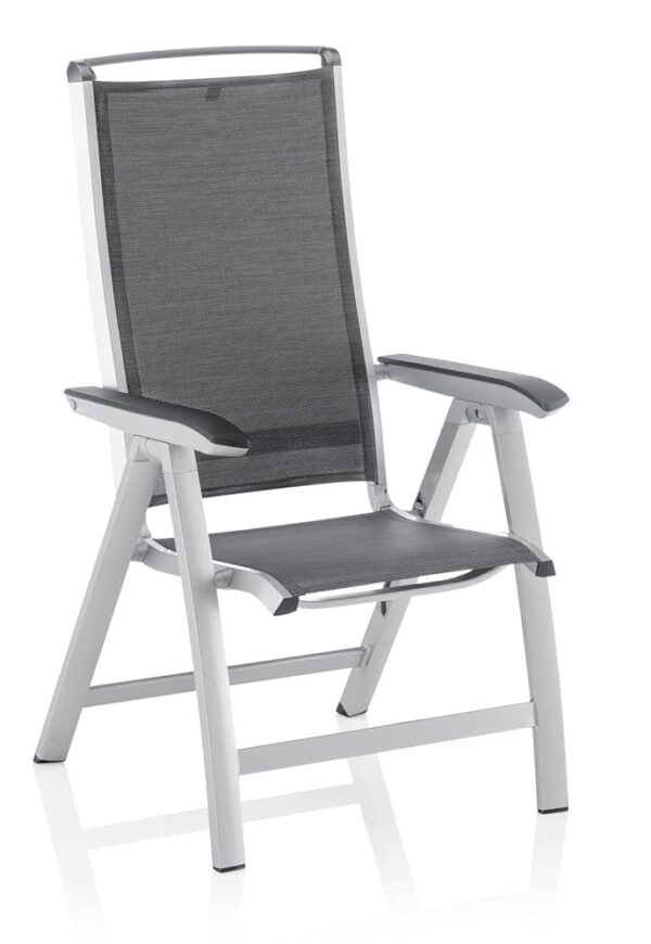 Kettler Forma II Folding Chair Adjustable Aluminium/Textilene