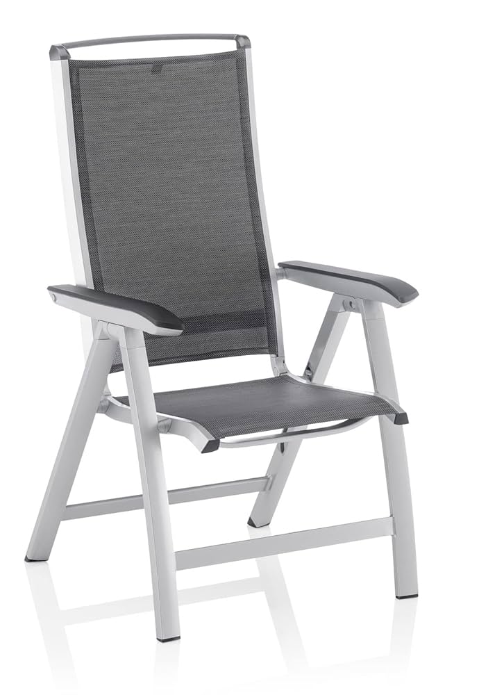 Kettler Forma II Folding Chair Adjustable Aluminium/Textilene
