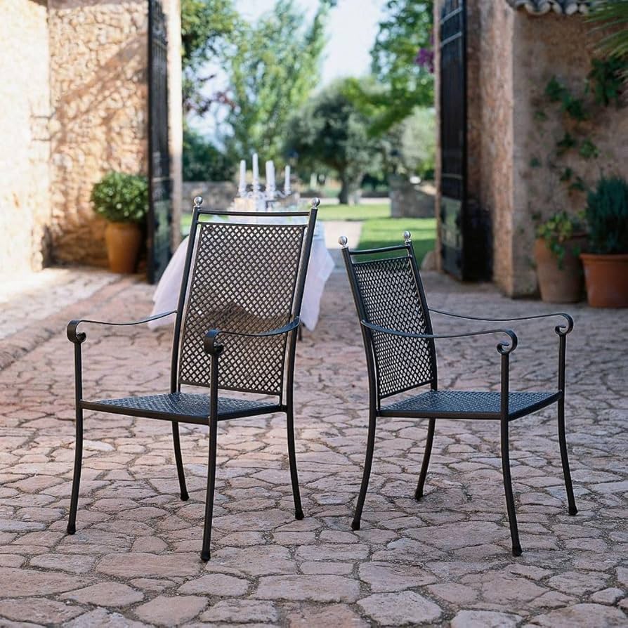 Royal Garden Excelsior High-Back Stacking Chair Metal