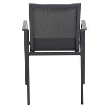 Siena Garden Reno Stacking Chair Aluminium/Ranotex