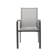 Siena Garden Velia Stacking Chair Aluminium/Textilene