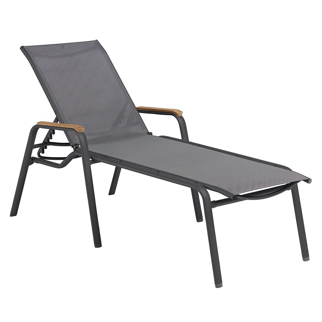 Kettler Cirrus Silver Line Folding Chair Adjustable Aluminium