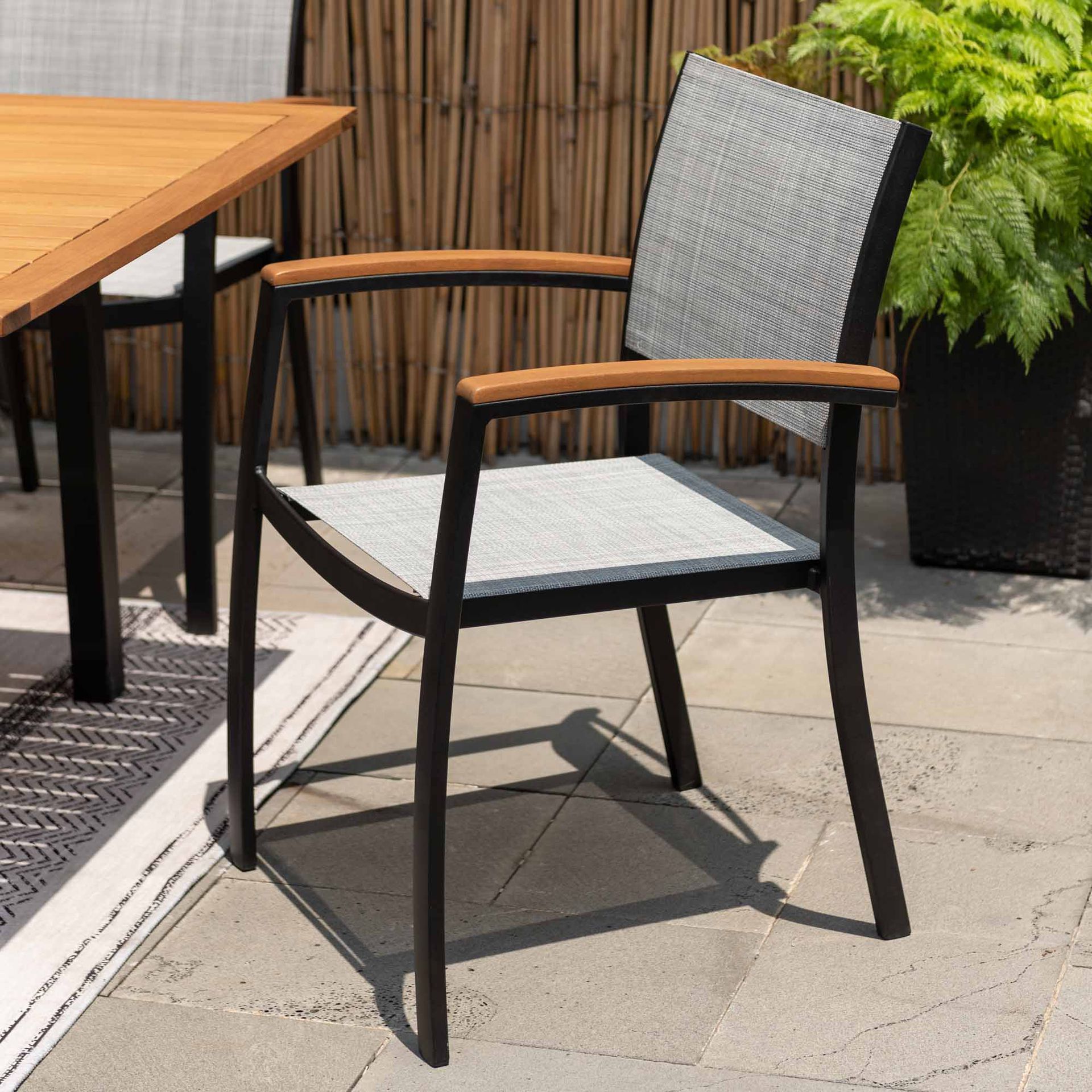 LifestyleGarden Ragusa Stacking Chair Aluminium/Textilene