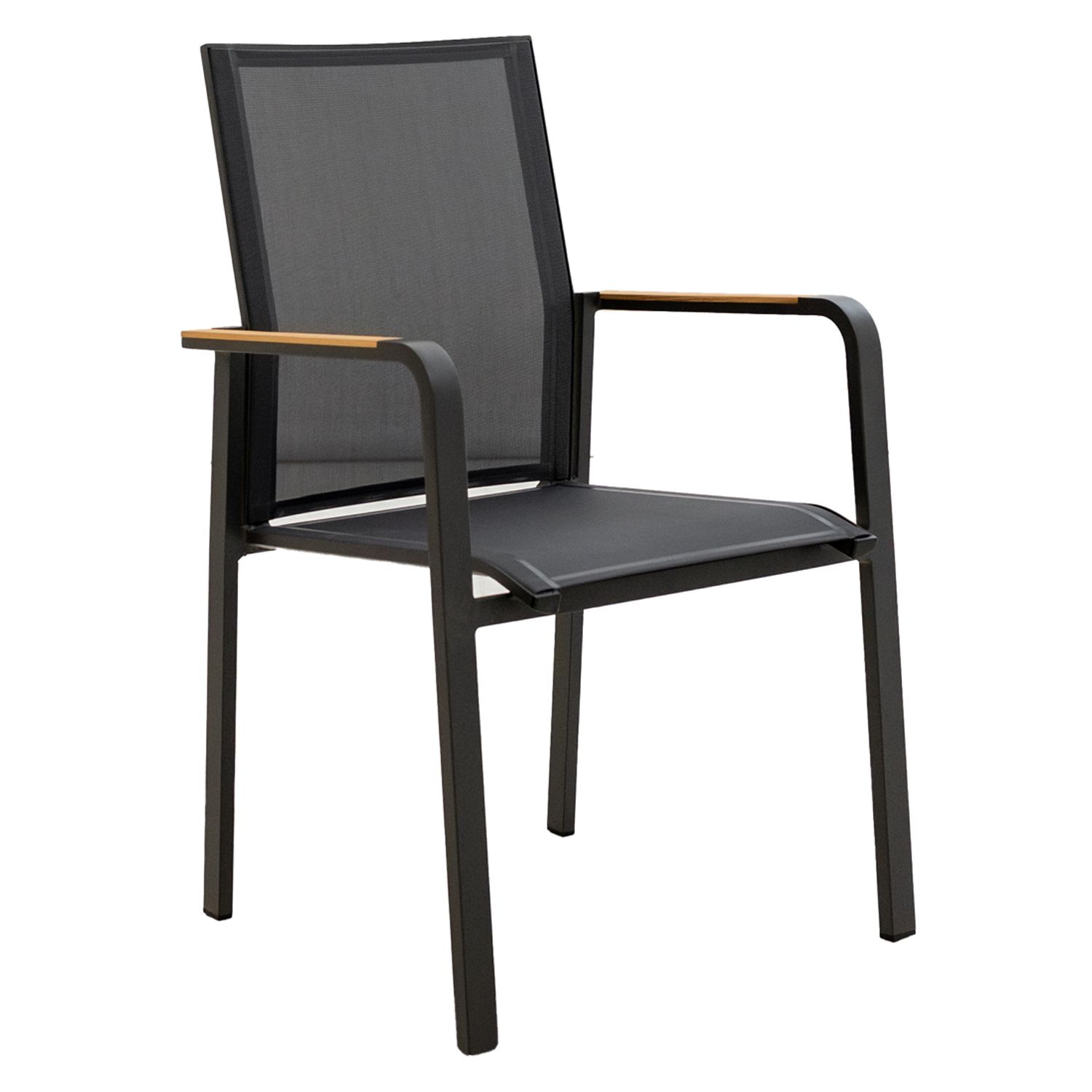 OUTLIV. Darwin Stacking Chair Aluminium/Textilene